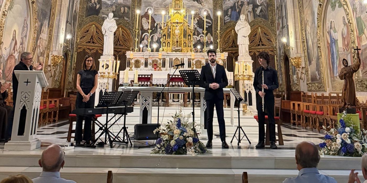 Velada musical en Ontinyent con motivo del VIII Centenario del tránsito de San Francisco