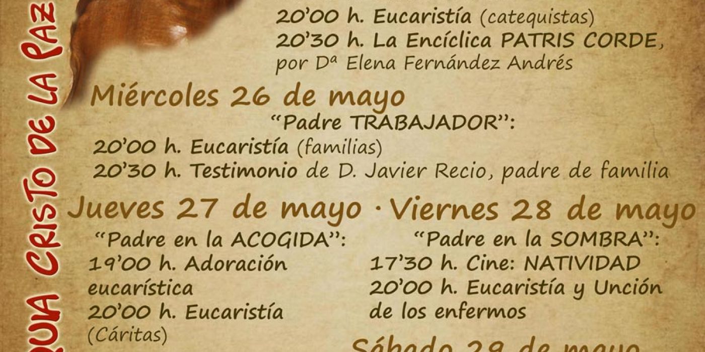 30º Semana Parroquial en Cristo de la Paz (Madrid)