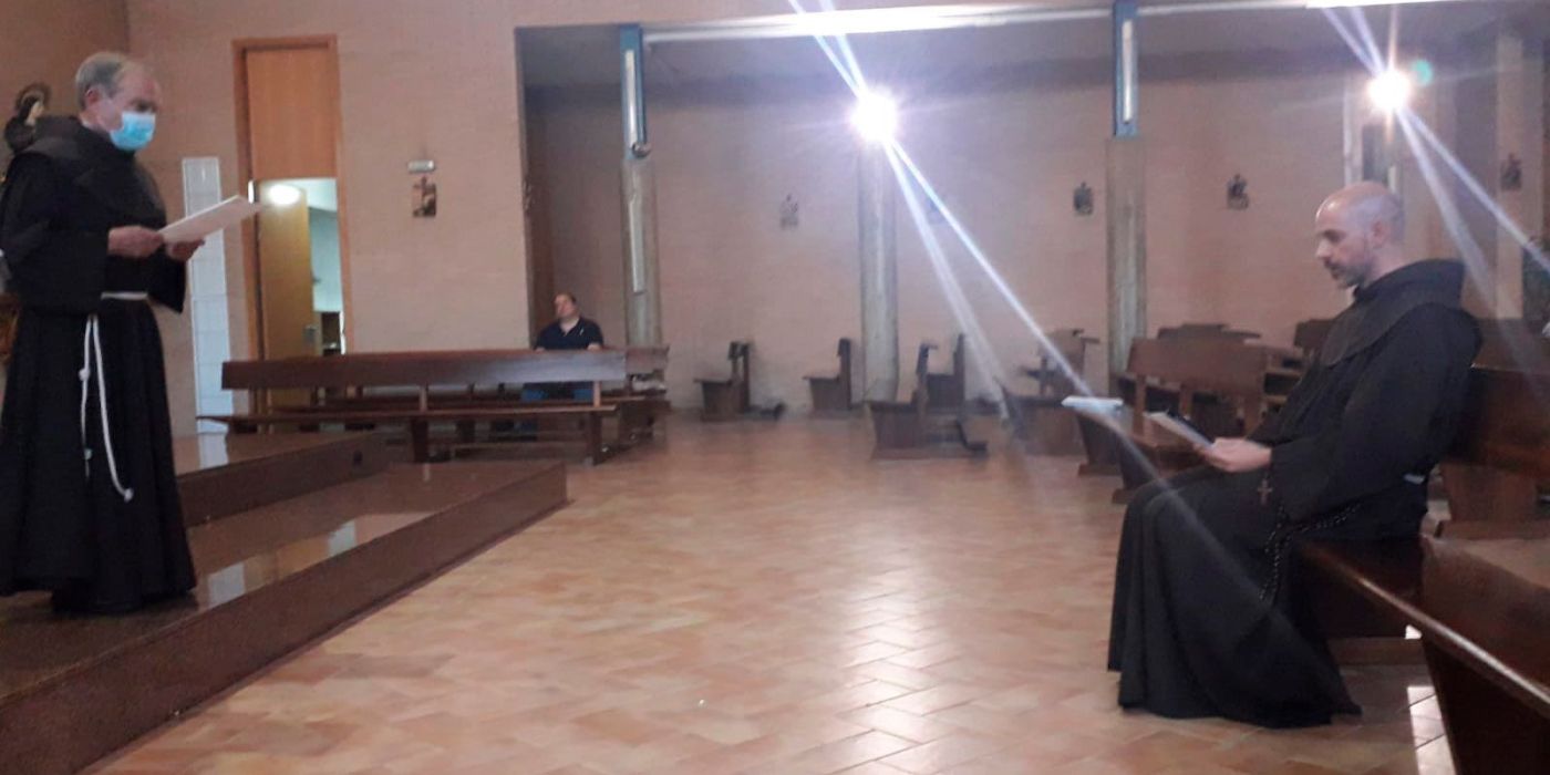 Renovación de la profesión de Fr. Israel Bonilla Jaramillo