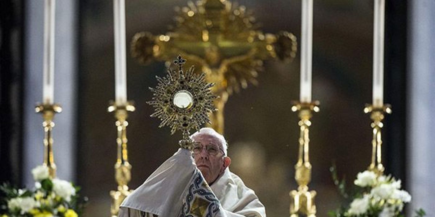 Día del Corpus Christi en la Ciudad Vaticana.